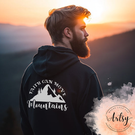 Adult Hoodie - Faith Can Move Mountains